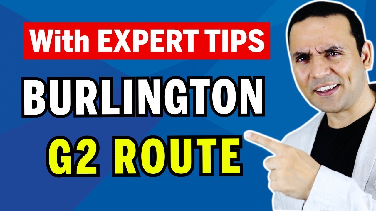 Burlington G2 Test ROUTE ★★ 100% PASSING tips ★★