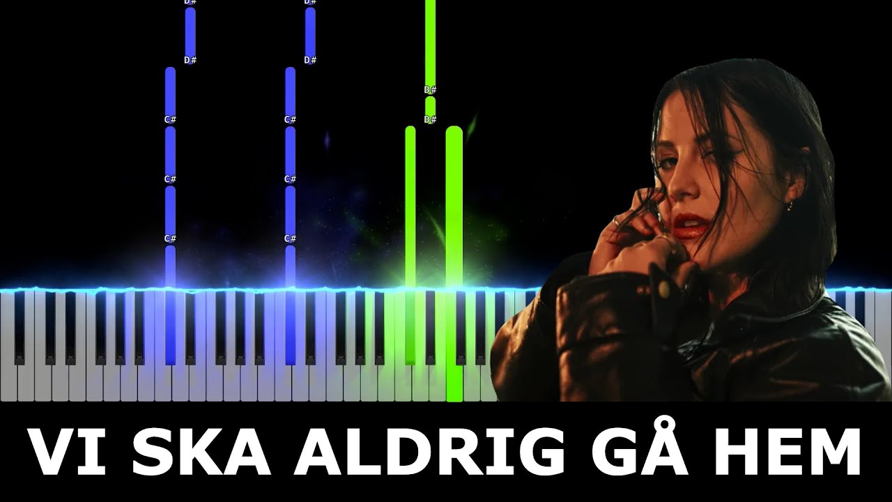 Vi ska aldrig gå hem - Molly Sandén | Piano Tutorial