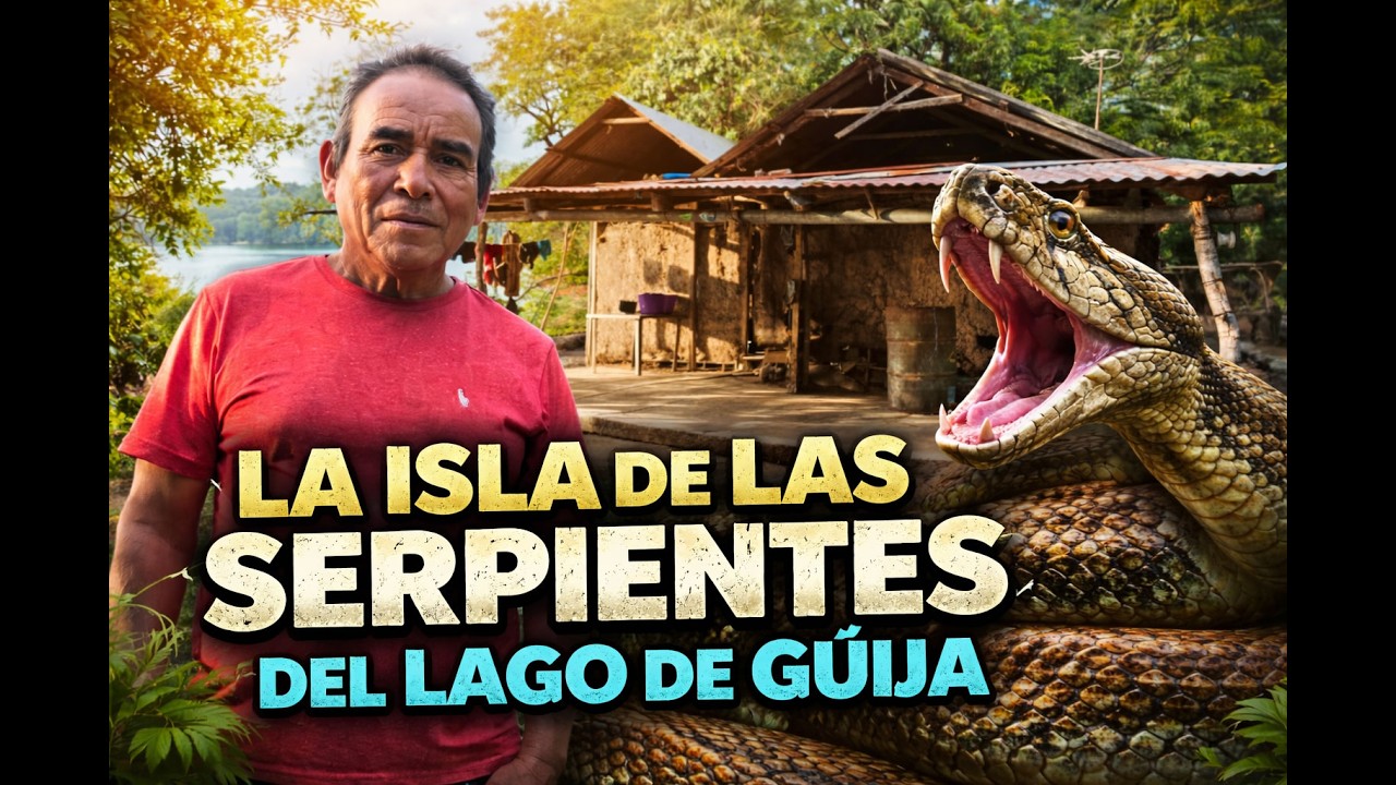 Existe una ISLA con MUCHAS SERPIENTES letales dentro del lago de GÜIJA en El Salvador (T2/E8)