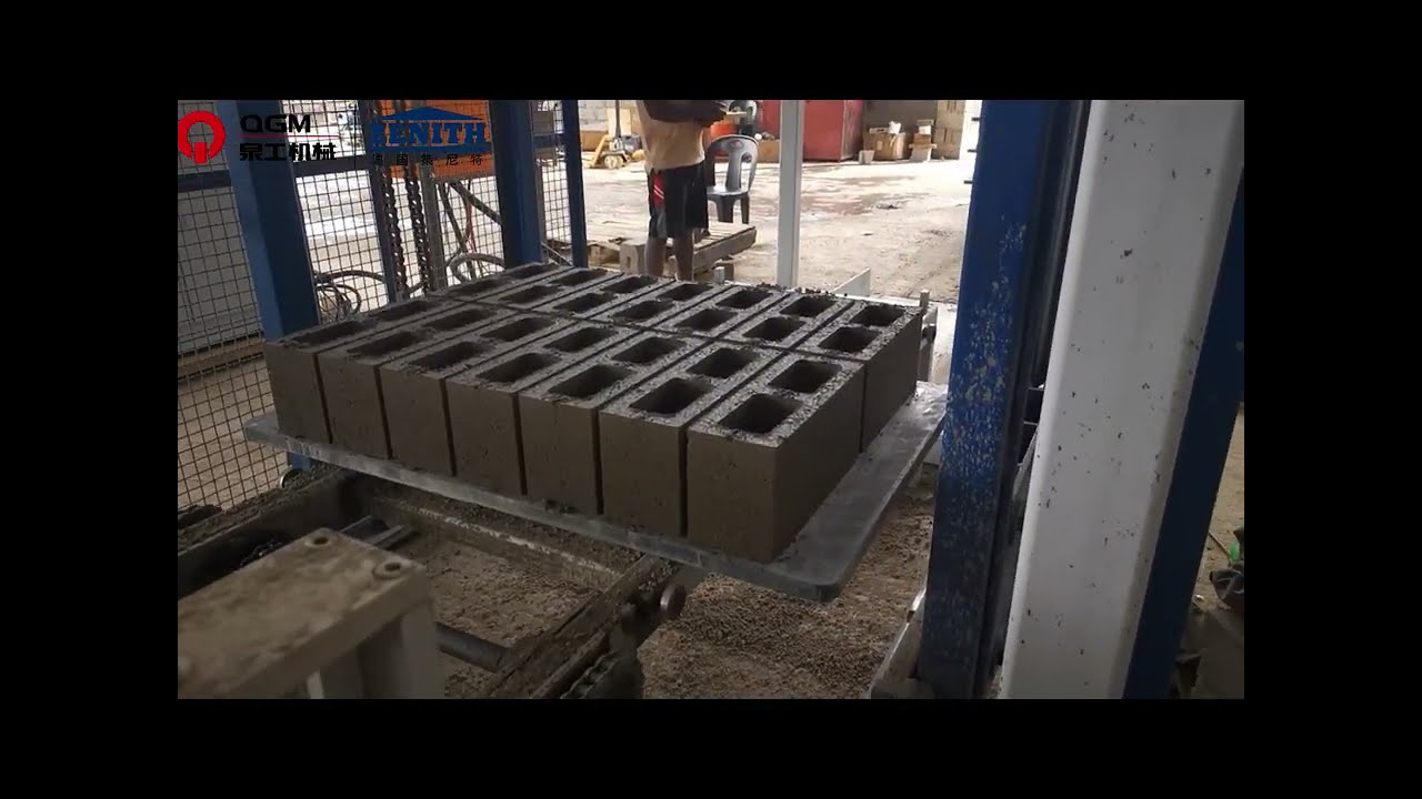 QT10 Block Machine in South Africa 2023 | Complete Line | Hollow Block Machine in Africa