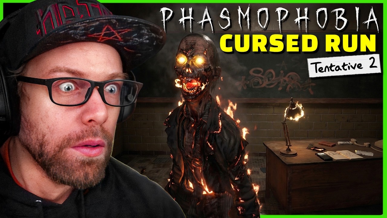 LES FANTOMES SONT EN FEU... | Cursed Run n°4 - Phasmophobia FR