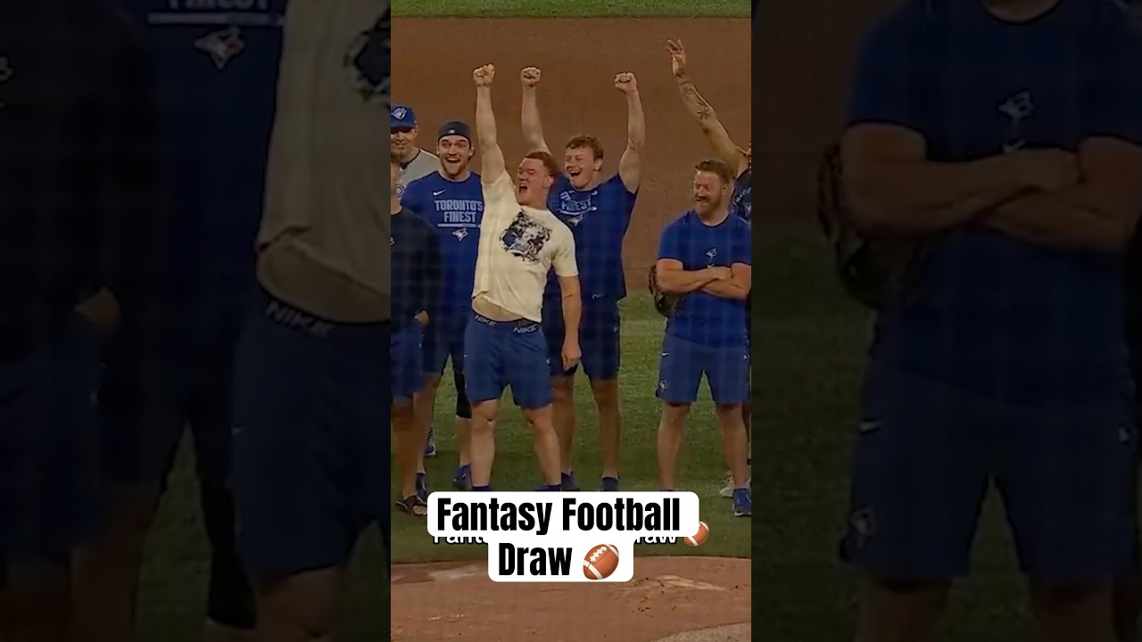 Fantasy Football draw, Toronto Blue Jays style 😂 #MLB #BlueJays #Toronto
