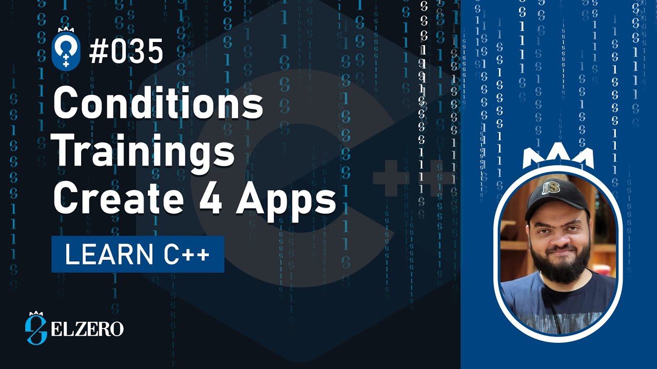 [Arabic] Fundamentals Of Programming With C++ #035 - Condition Trainings - Create Four Application