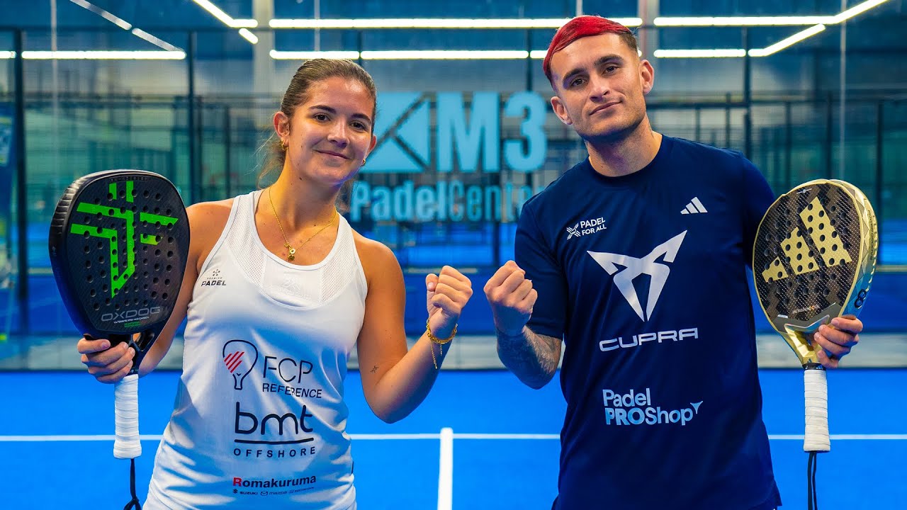 NOA CÁNOVAS reta 1VS1 a DELANTERO09 - Partido de Pádel *Tie Break*