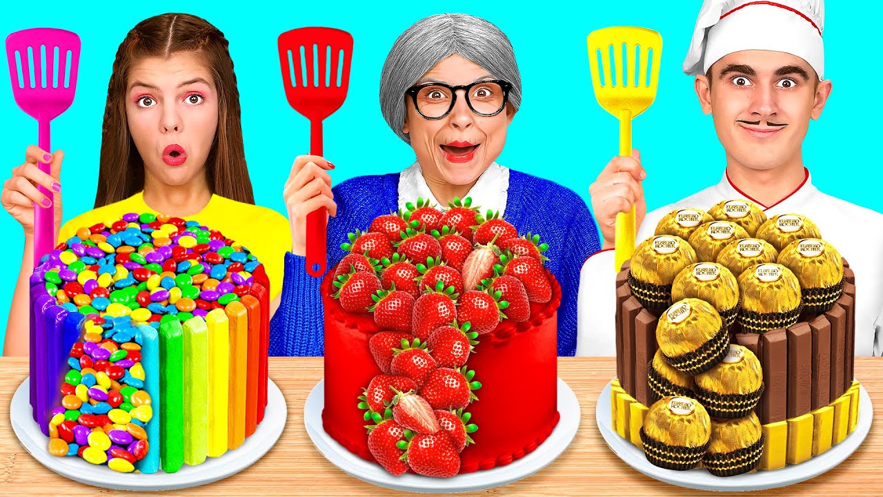 Кулинарный Челлендж: Я против Бабушки | Удивительные Кулинарные Лайфхаки от AZaZa Challenge