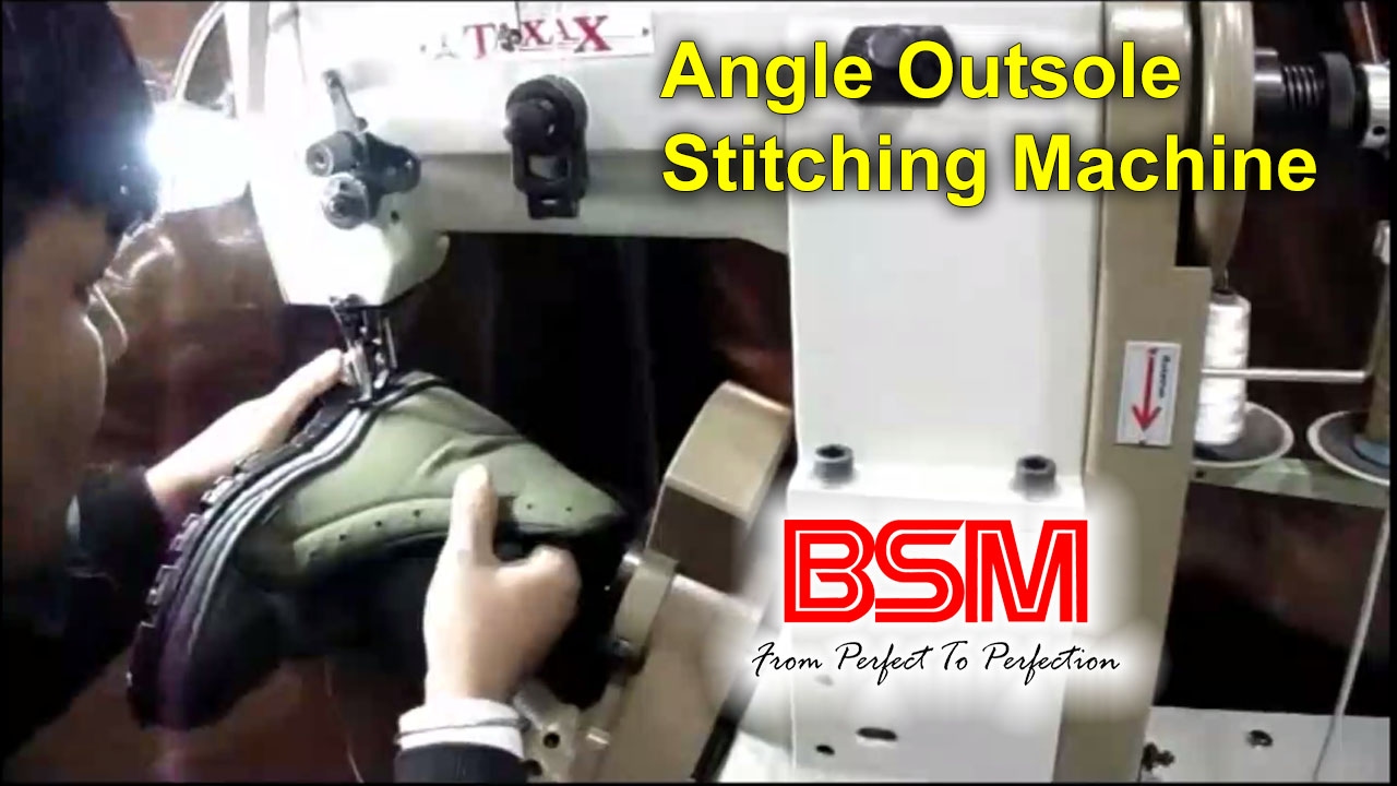 Heavy Duty Sole Sewing Machine | Jungle Boot Sewing Machine | Angle Outsole Stitching Machine
