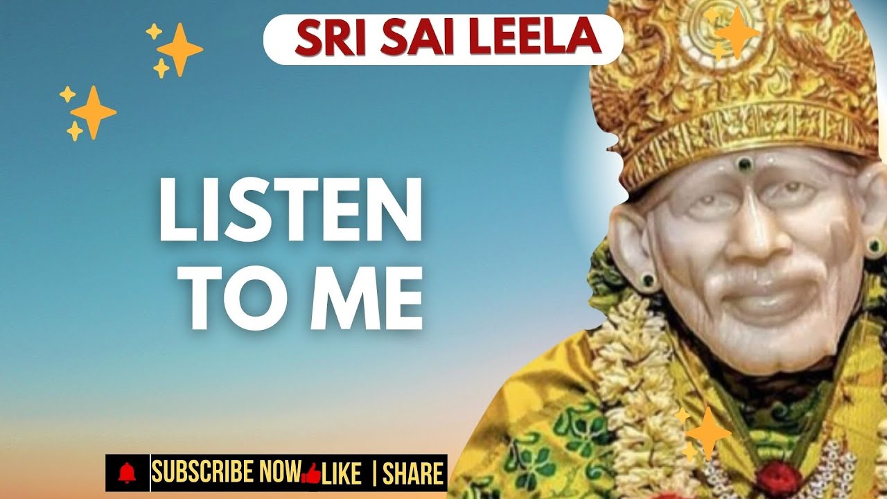 Саи Баба Английский | Послушай меня ✨ | #saibabamessage #saibaba #мотивация
