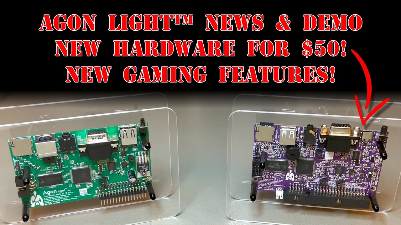 Demonstrating Agon light™'s gaming capabilities and new hardware on sale for $50!
