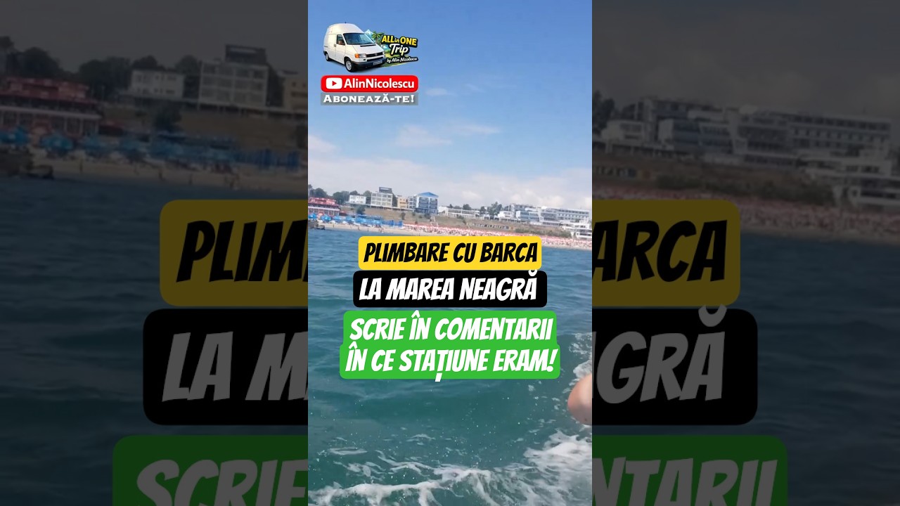 Plimbare cu barca pe mare!!! - Ghici unde eram aici?