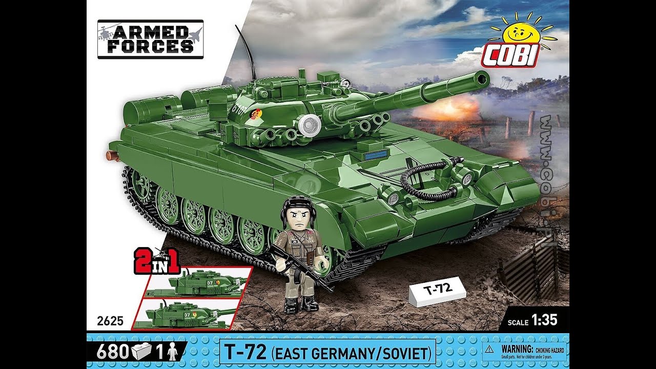 COBI 2624+ COBI 2625 T 72 East Germany T72 M1R