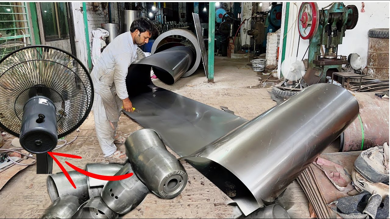 A Wonderful Process of Manufacturing a Pedestal Fan Motor Head in a Factory || Fan Kupa