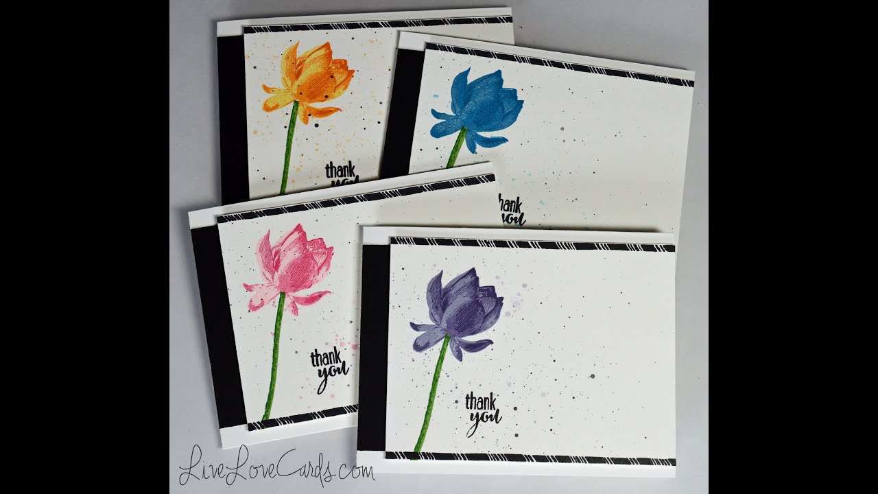 Lotus Blossom Gift Card Set