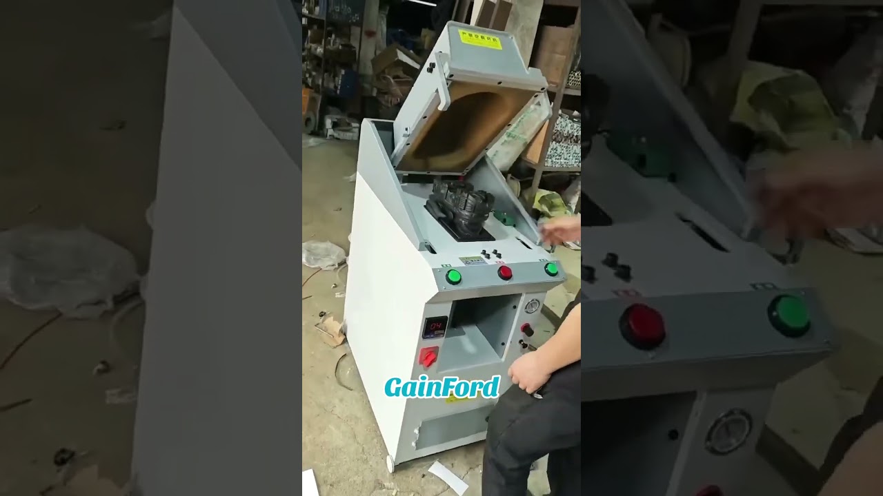 sole attaching machine shoe#shoemachine #soleattachingmachine #solemachine#footwearproduction
