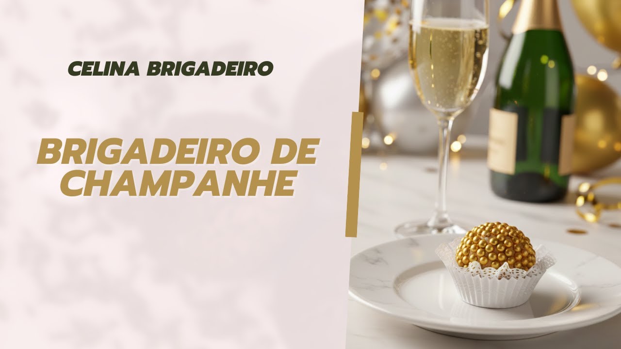 Brigadeiro Gourmet de Champanhe
