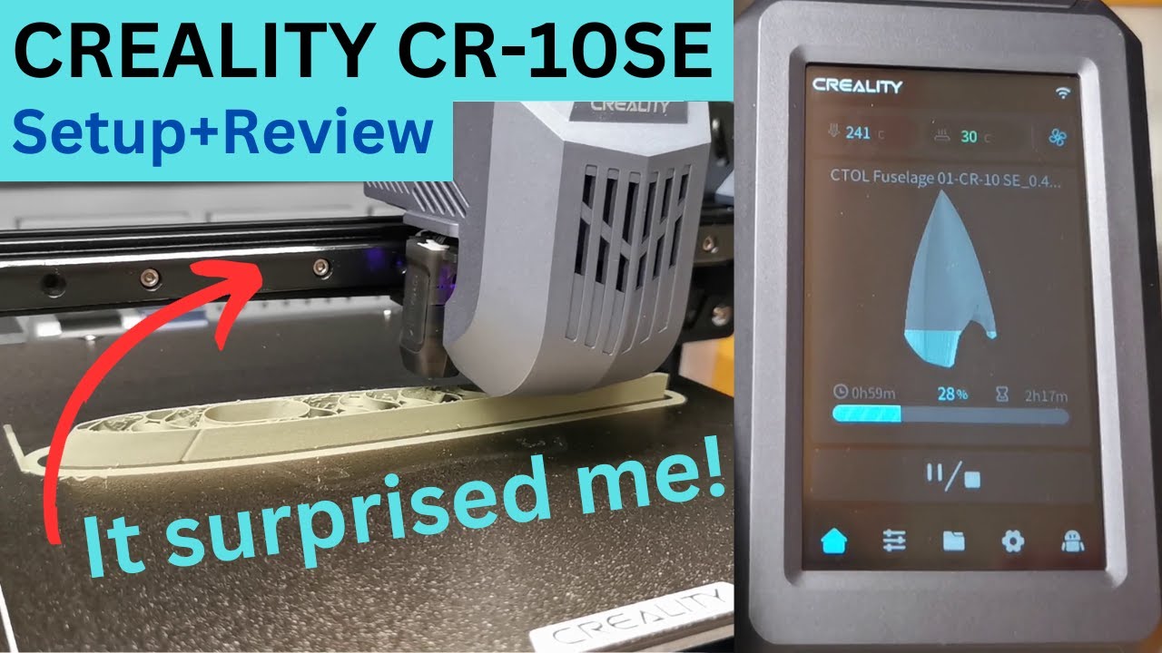 CREALITY CR-10SE - Speed meets Precision | Review and Setup