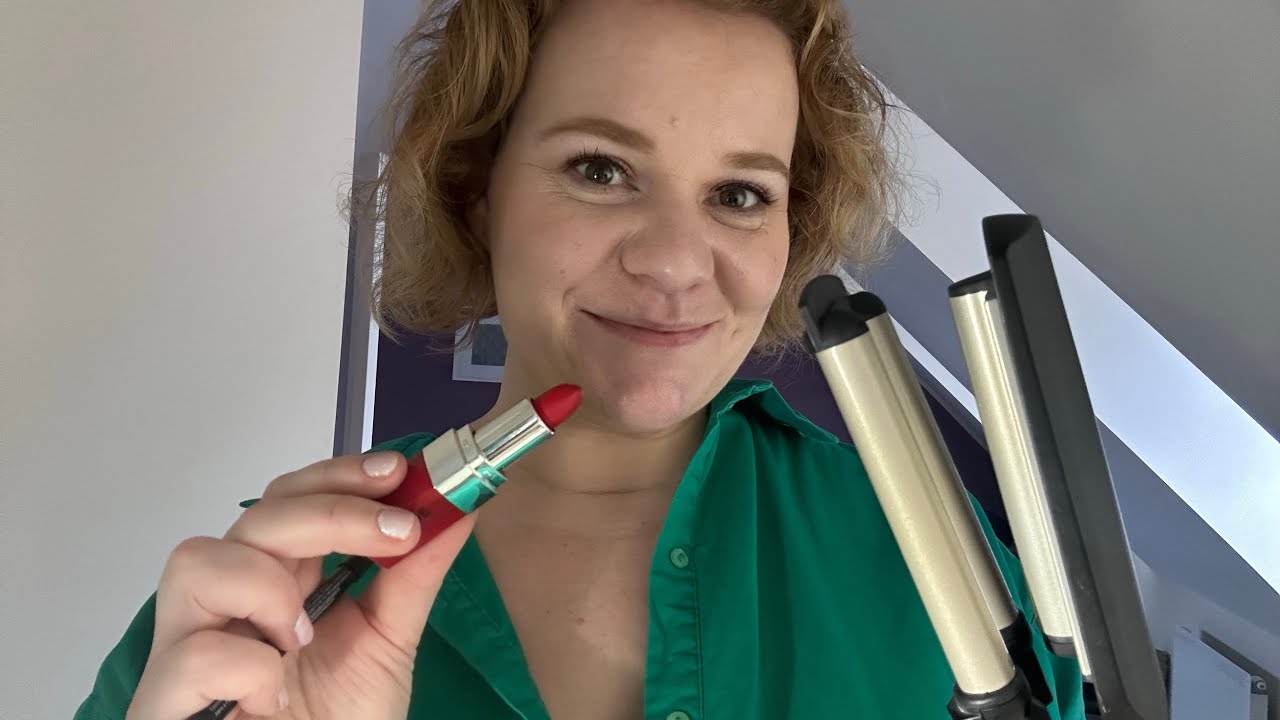 ASMR: Fixing your hair & makeup from a day look to an evening look 💄