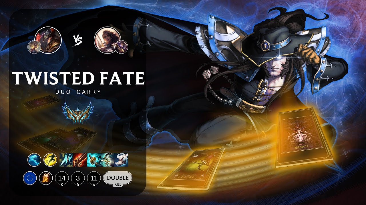 Twisted Fate ADC vs Samira - EUW Challenger Patch 14.6