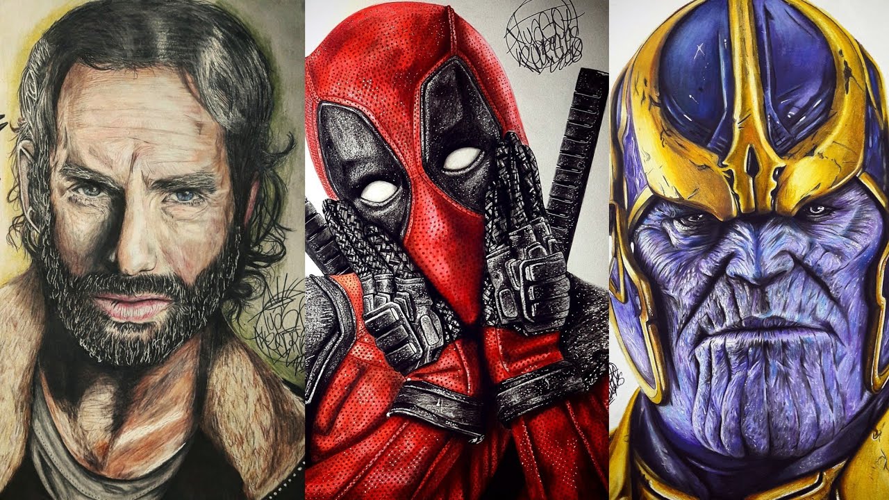 Minha Evolução Nos Desenhos (2017 - 2019)