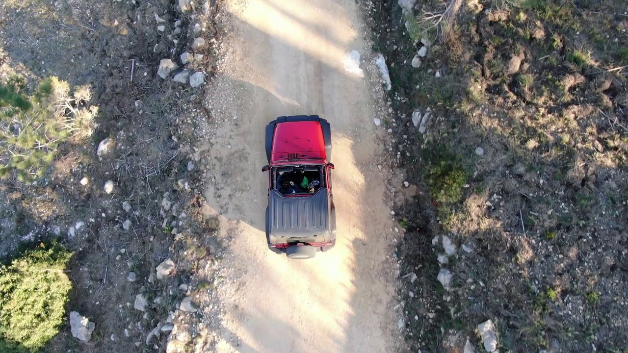 Jeep Wrangler drone Spain