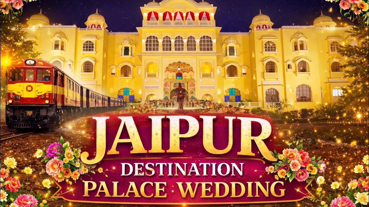 Rails to Royals – Train Journey to a Jaipur | Palace Wedding | R Chandra's Palace | 