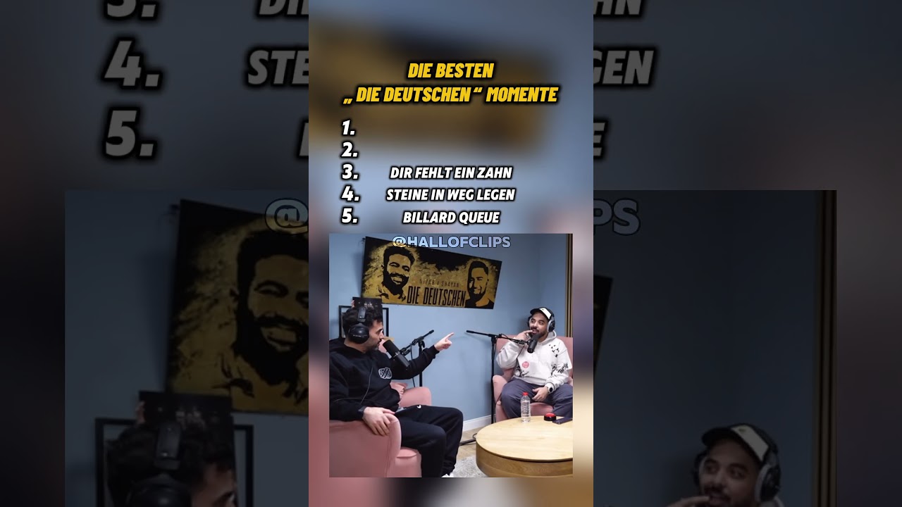 Top 5 &bdquo;Die Deutschen&ldquo; Momente #diedeutschenpodcast #streamer #clip #momente #twitch
