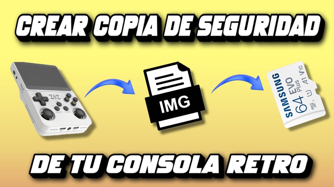 Crear copia de Seguridad/Backup de tu CONSOLA RETRO, GAMESTICK, R36S, ANBERNIC, POWKIDDY. Muy fácil.