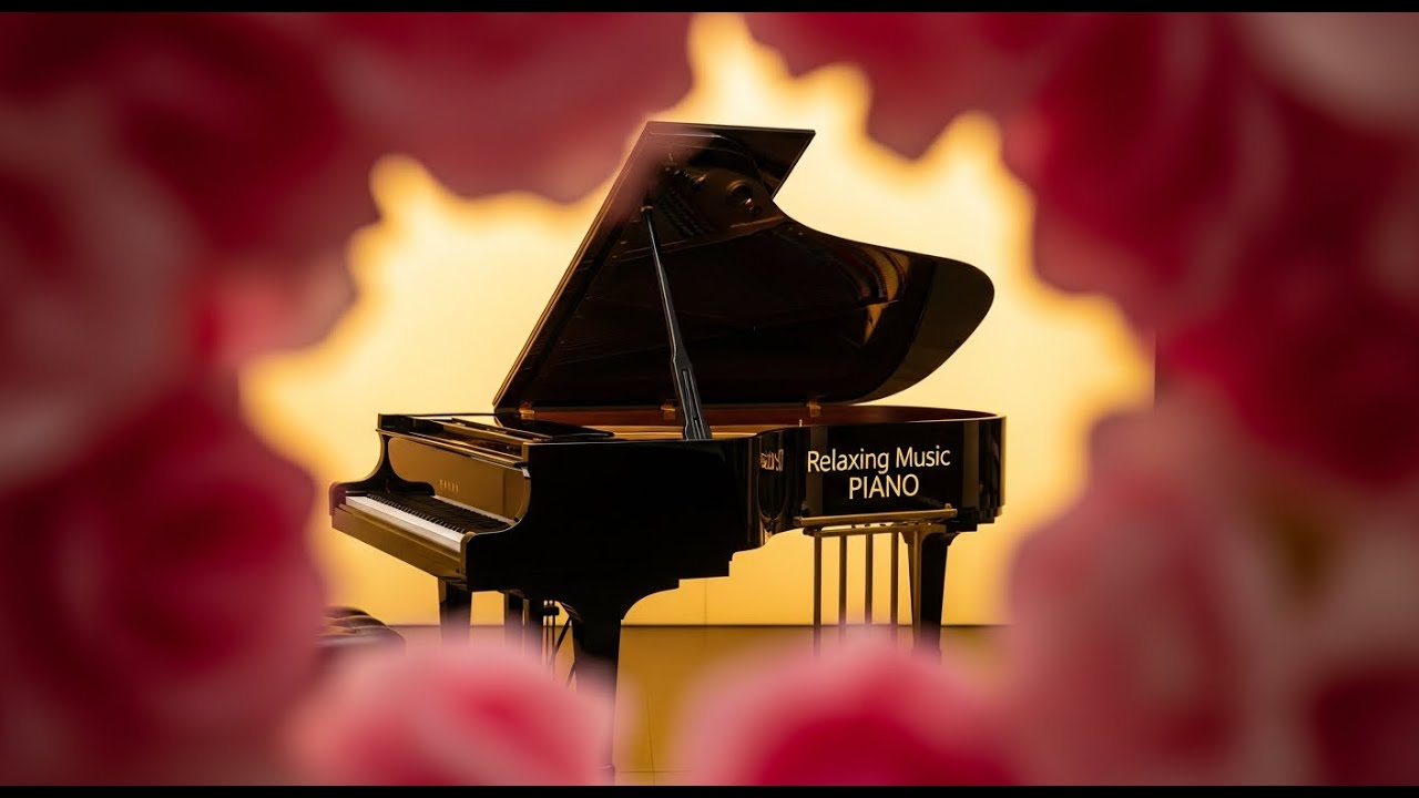 Calm Piano Music for Cozy Evening Relax and Unwind ☕ Gentle Piano Instrumental Vibes