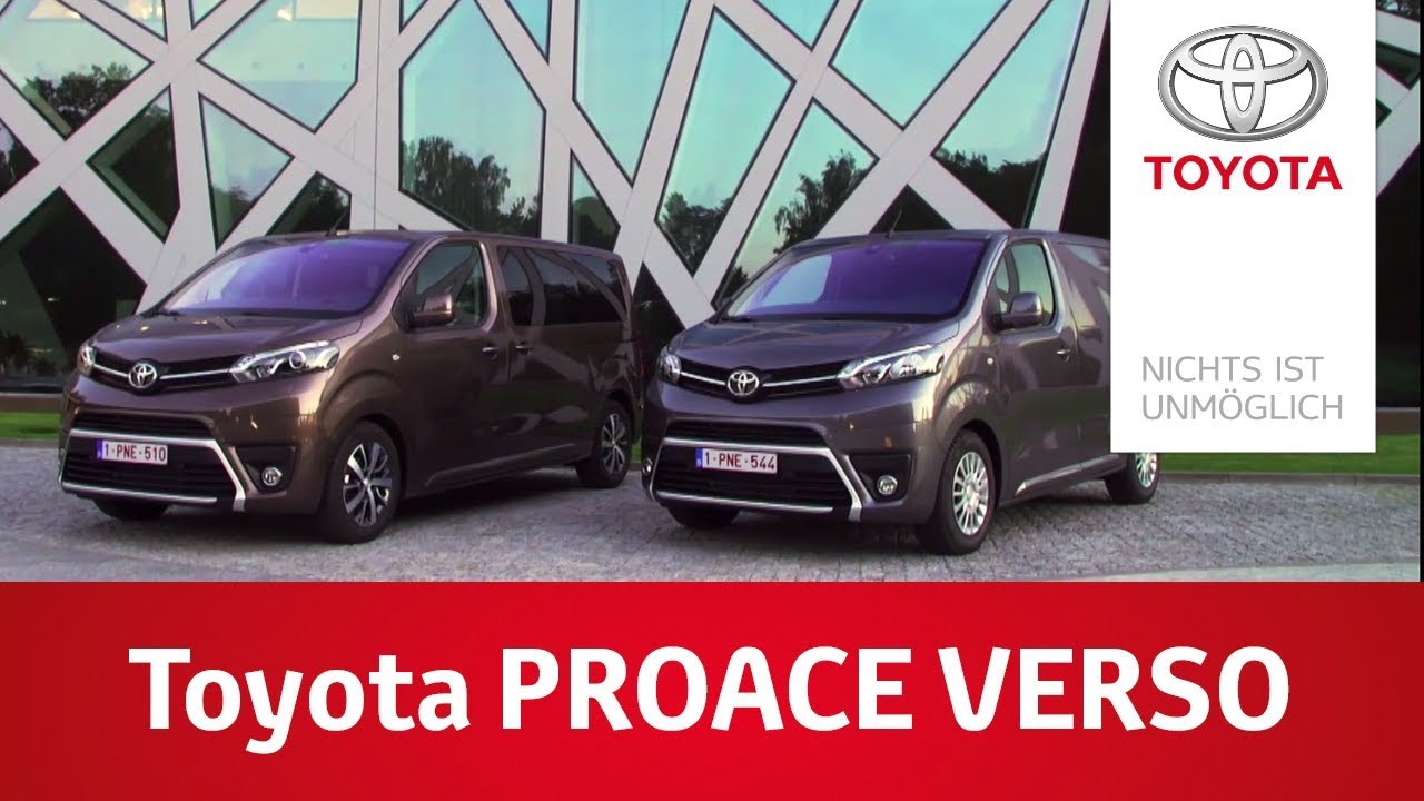 Der Toyota PROACE VERSO | Das Großraumfahrzeug
