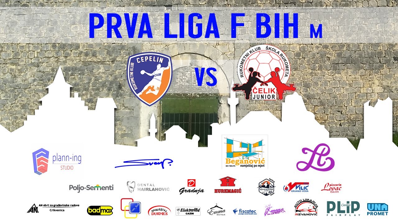 UŽIVO: RK Cepelin - ŠR Čelik Junior, 7. kolo Prva liga F BiH 2025/26