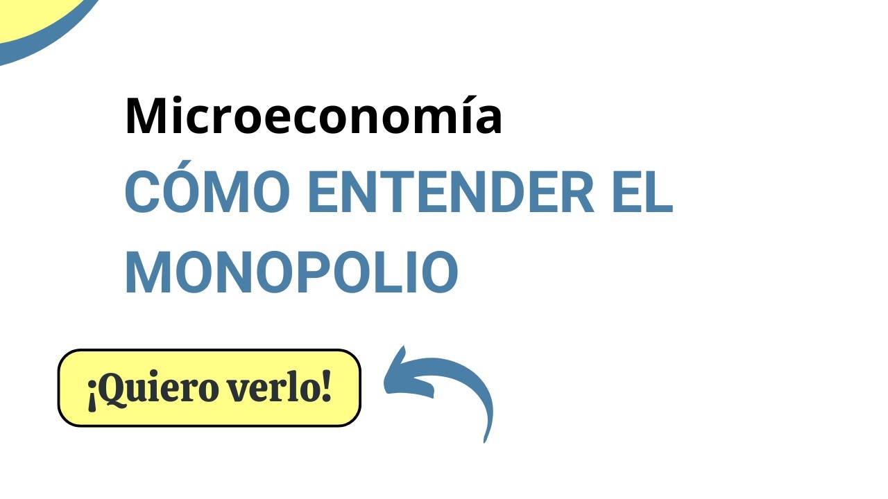 Monopolio versus competencia perfecta. Microeconomía