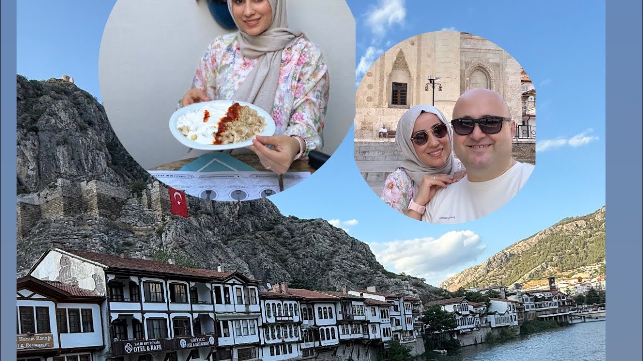 1 GÜNLÜK AMASYA GEZİMİZ🥰♥️🍎🍏