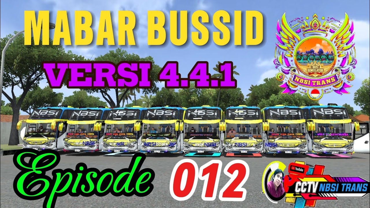 MABAR BUS SIMULATOR GRUP NBSI TRANS EDISI RUTE JALAN MAUT#bussid #cctv #automobile 