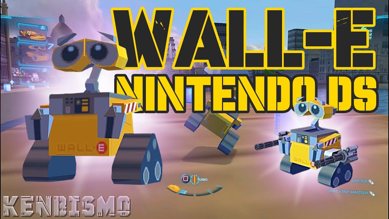 Wall-E Nintendo Ds WALL-E Expansion Pack V2 Mod - Battle Race - Buckingham Sprint - Cars 2 Game HD