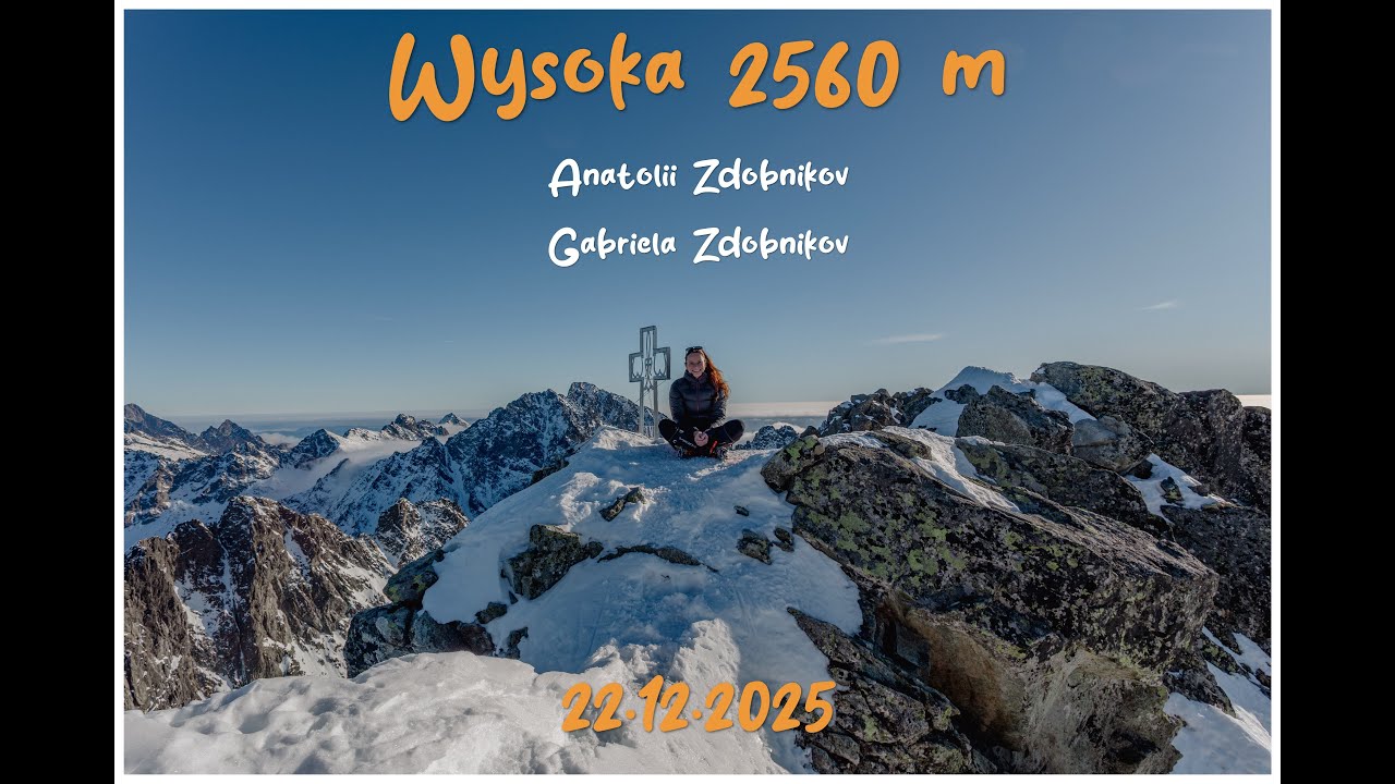 Wysoka zimą – wejście przez Dolinę Złomisk