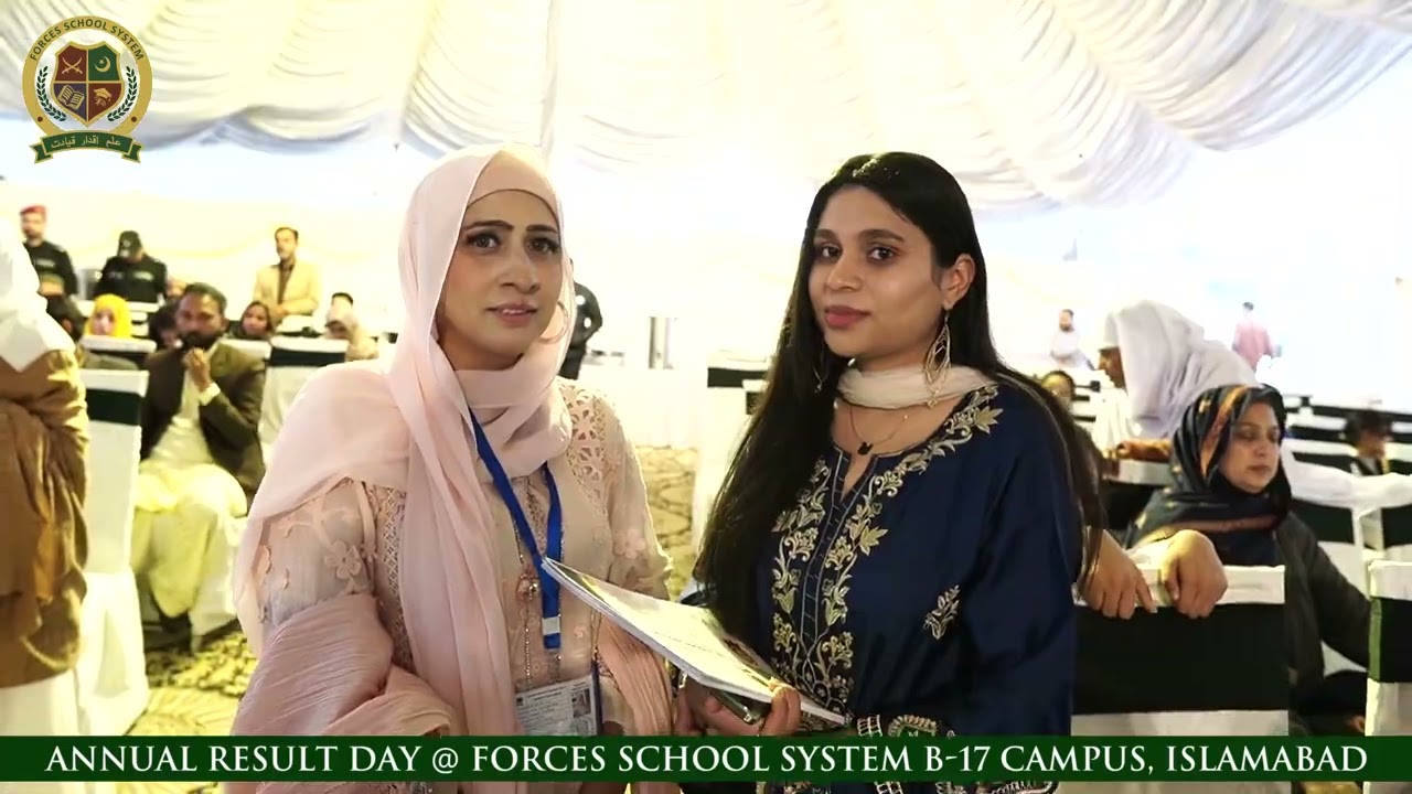 Alhamdulillah - CEO FSCS Mr. Burair Nazir at Annual Result Day of FSS B-17 Campus, Islamabad.