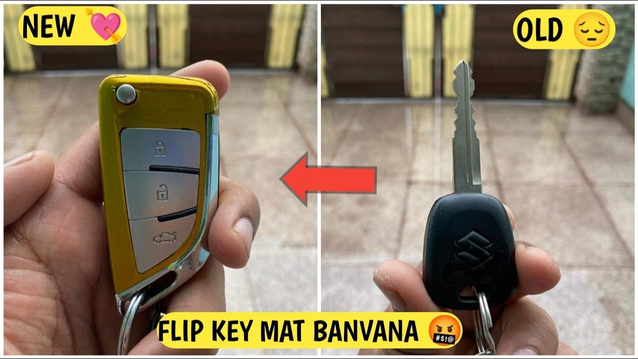 FLIP KEY FOR MY SWIFT : LOOKS तो SEXY हो गए पर RISKY है ❗️DONT MAKE FLIP KEY FOR CAR 😰 WARNING ❌