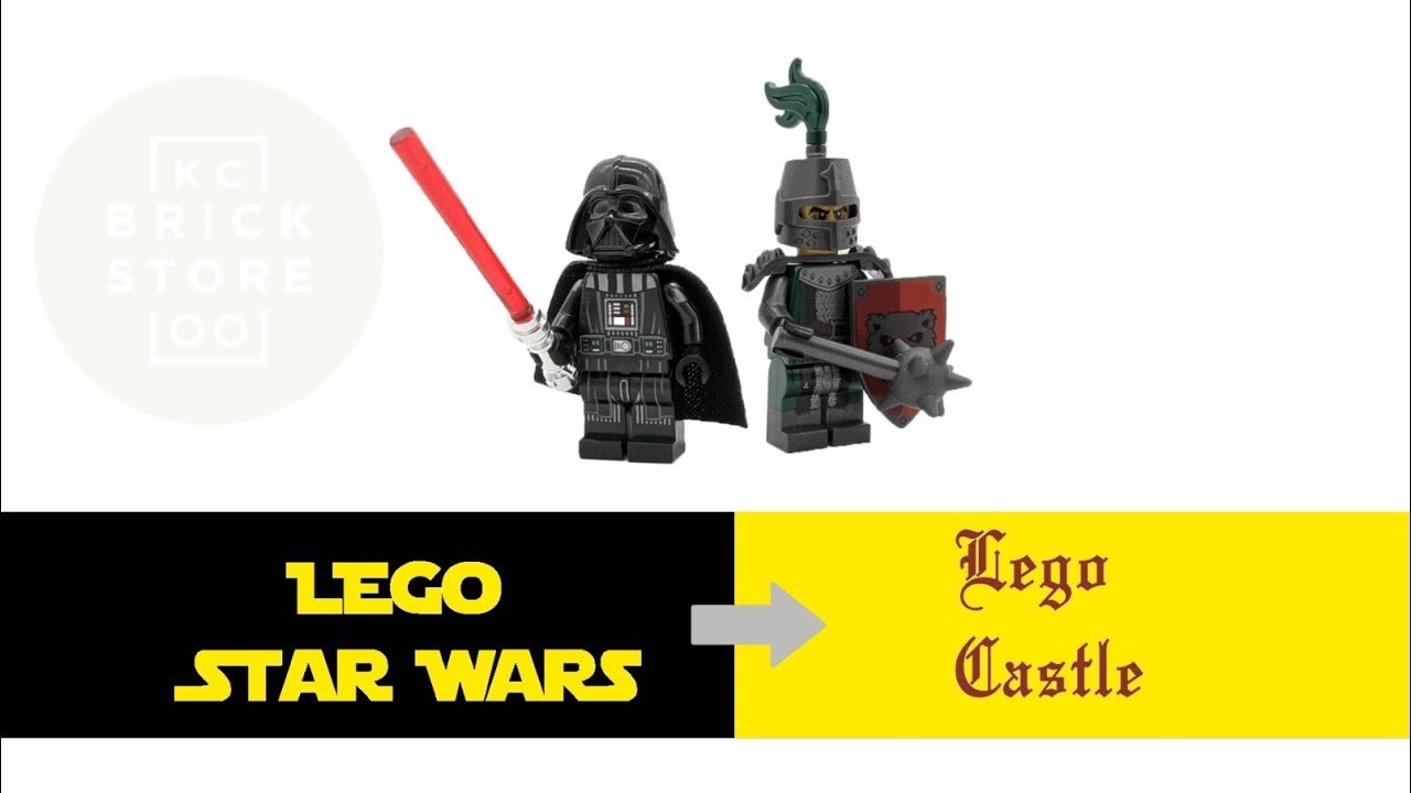 Как превратить фигурки персонажей Lego Star Wars в минифигурки замка!