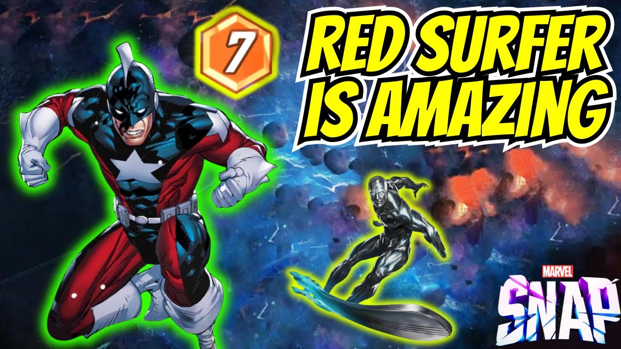 OVERPOWER THEM With Red Guardian Silver Surfer Deck- Marvel Snap Deck