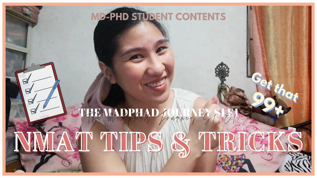 NMAT TIPS & TRICKS to get that 99+ *Philippines I The Madphad Journey Season 1 Episode 1