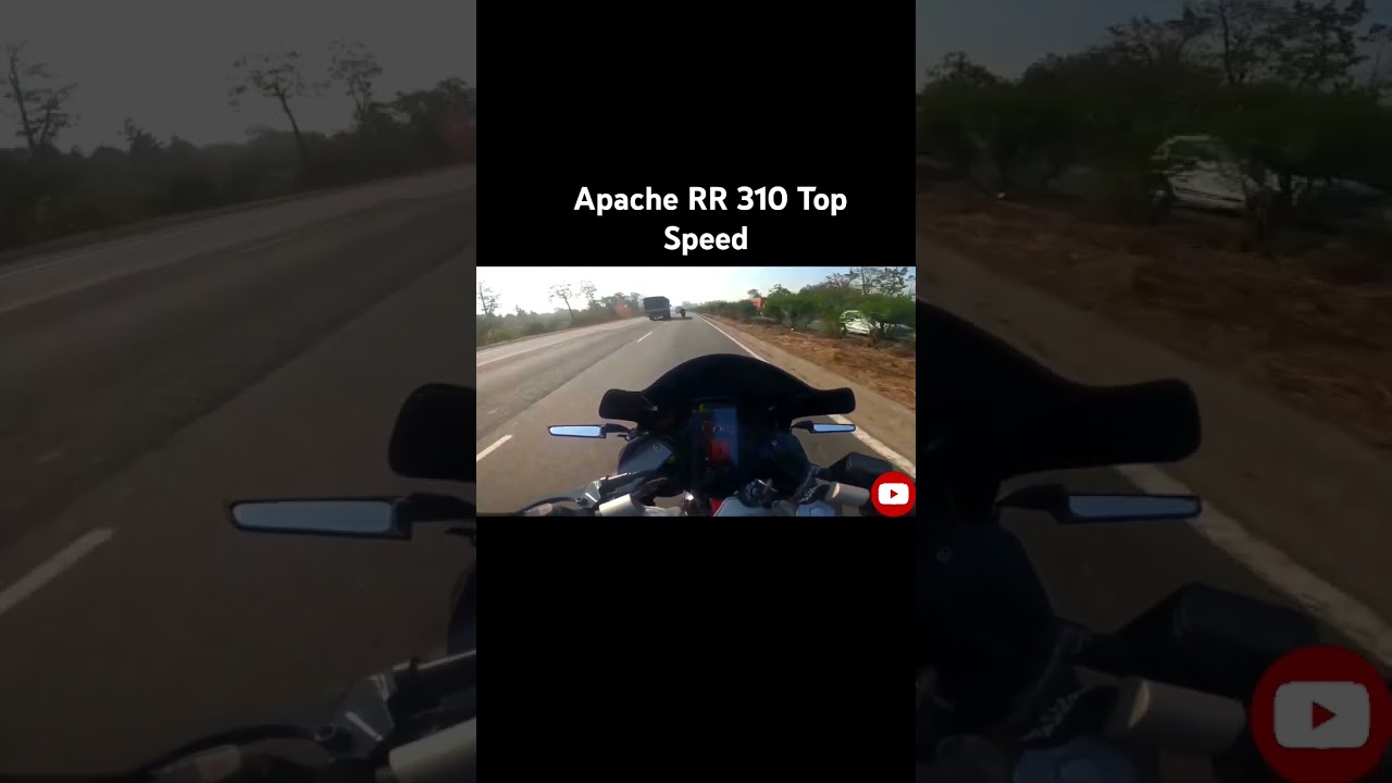 New Apache RR 310 Top Speed 2025 Mode #trend #motorcycle #topspeed #viralvideo