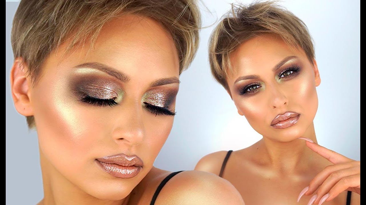 Super Glam Smokey Bronze Eye Makeup Tutorial - Inspired by ByBrookeElle | Alexandra Anele