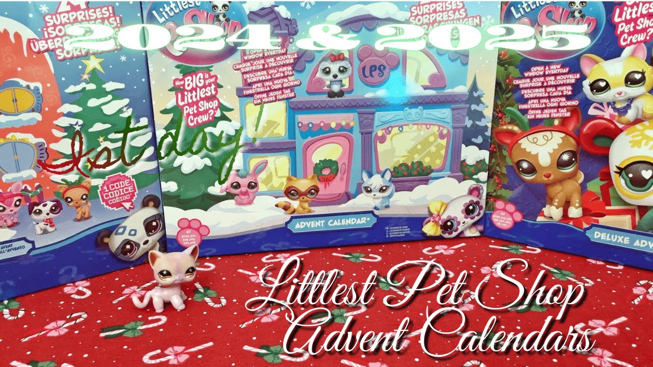 𐂂 LPS 2024 & 2025 All Three Advent Calendars Day 1! 𖠰 ੈ✩‧₊˚ | LPS Unboxing ⋆🐾°