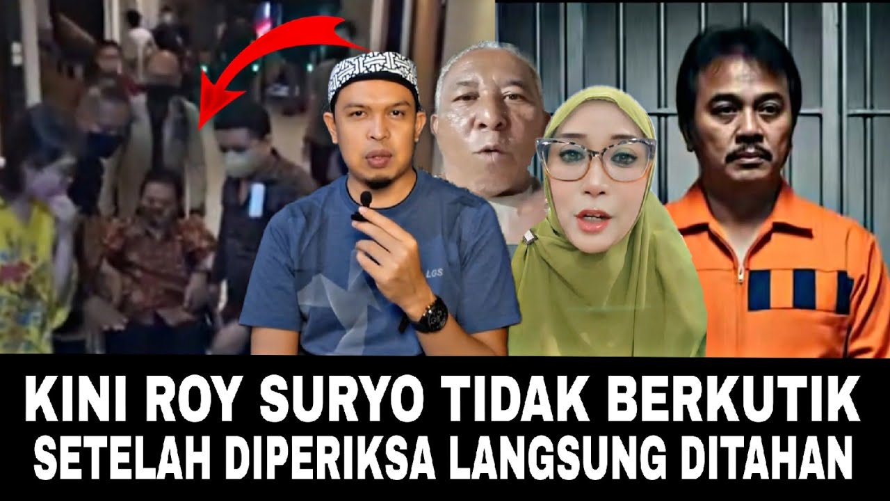 Info Terbaru!! Tanpa perlawanan ROY SURYO kini di Bekuk Petugas
