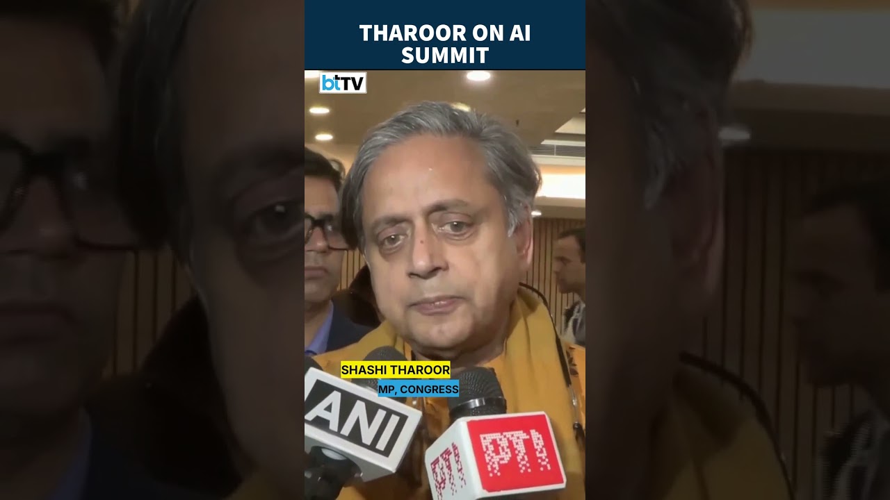 Tharoor Praises India AI Summit, World Leaders Push Society-First AI & Global Integration