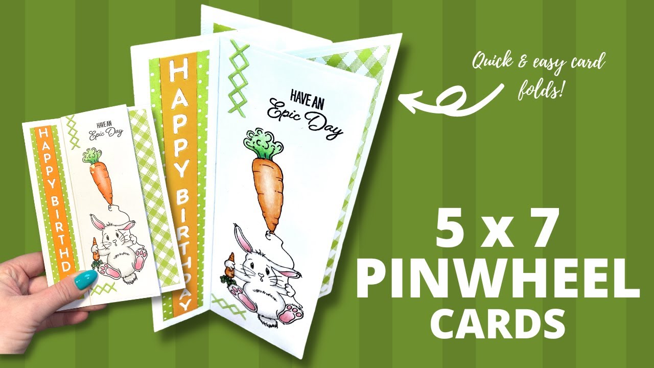 FUN Fold Cards | EASY Pinwheel Folds!