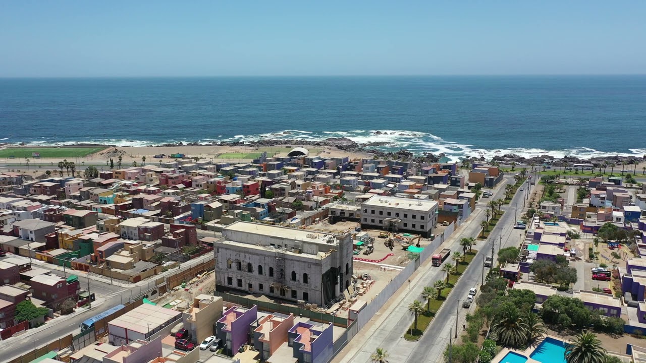 Avance construcción Templo Antofagasta enero 2023
