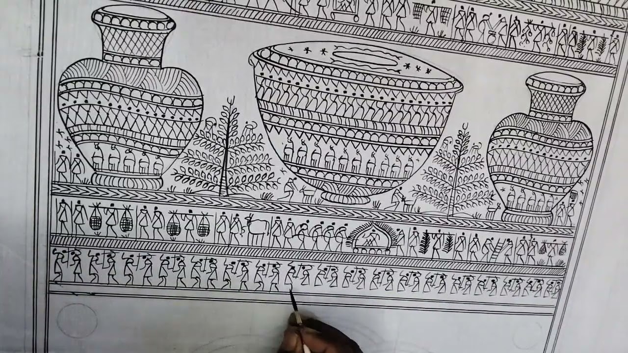 Mps square art Tribal Arts painting 🎨🎨🖌️🖌️🖌️🖌️