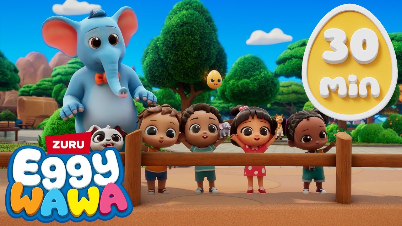 🎬 Eggy Wawa's 30mins Special 🚀 | Learn with Nursery Rhymes | Preschool Happy Explorations