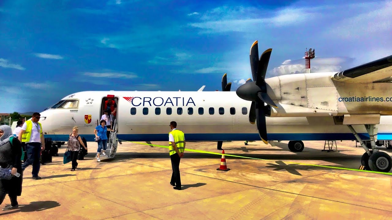 CROATIA AIRLINES: Domestic Business Class, Dash-8 Q400, Zagreb to Split Trip Report