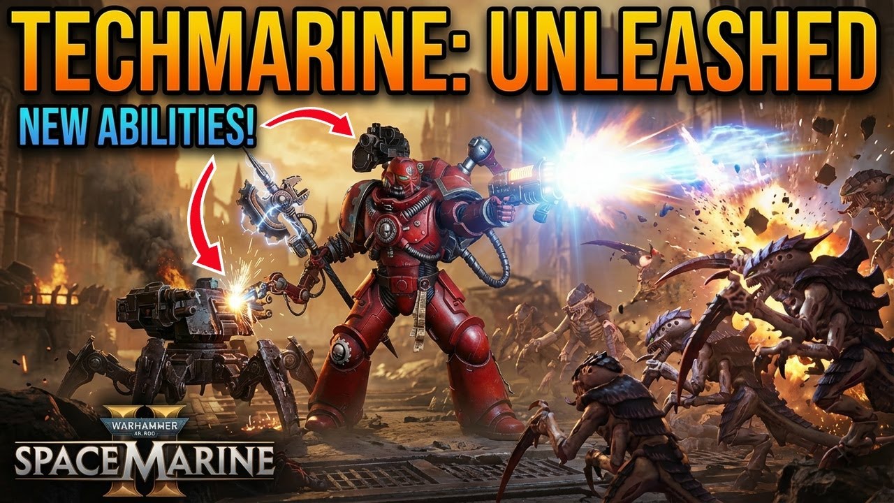 TechMarine PTS Full Gameplay showcase plus new Map! | Warhammer40k Space Marine 2  - patch 12.0
